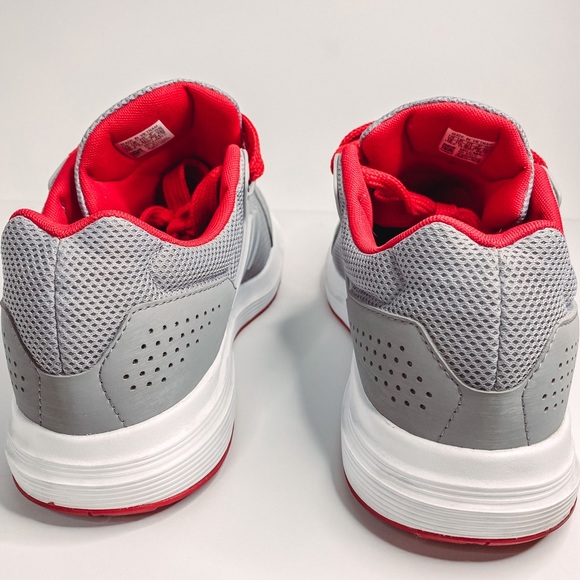 Adidas Mens Ortholite Cloudfoam Shoes, Grey/Red, Size 12 - Picture 7 of 10